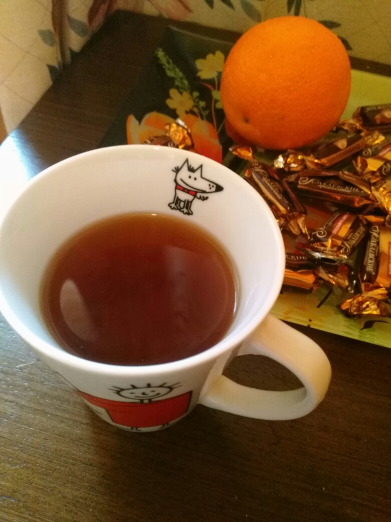 Апельсиновый чай с кленовым сиропом