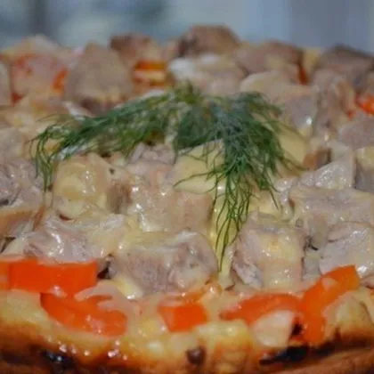 Быстрая пицца на сковороде с любой начинкой