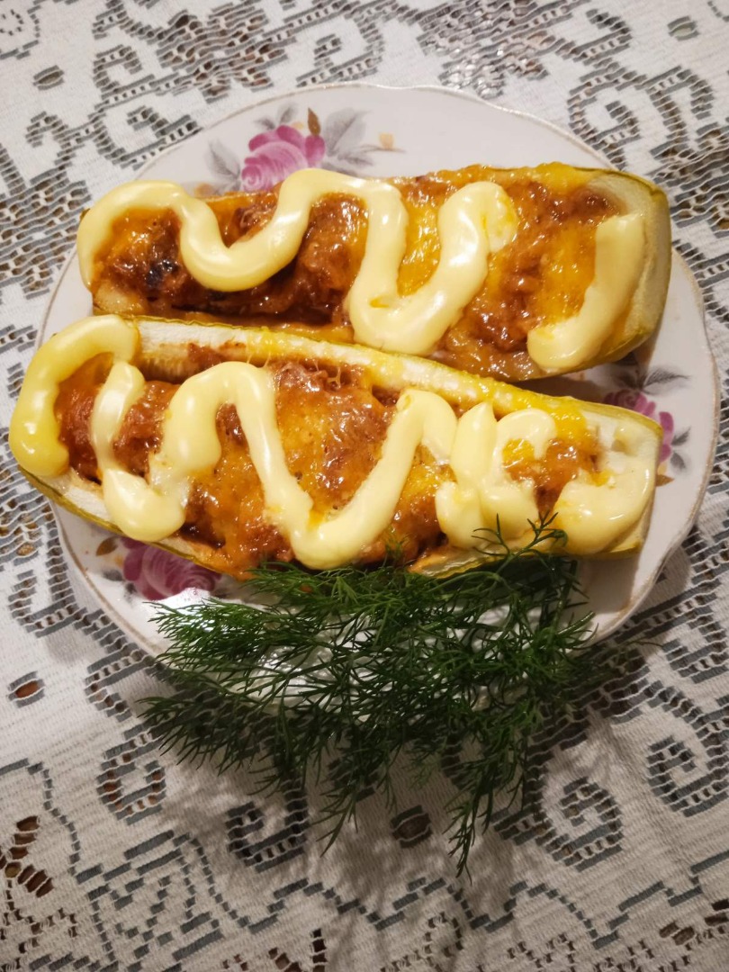 Кабачки, запечённые в духовке