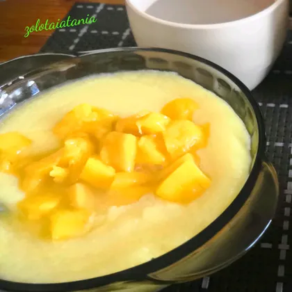 Полента с манго на завтрак