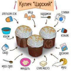 Кулич "царский" 😎