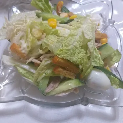 Лёгкий салат на скорую руку