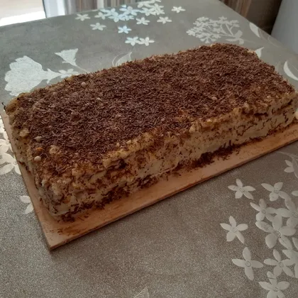 Творожный торт из печенья без выпечки