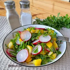 Салат из редиса и сладкого перца 🌱