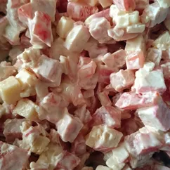 Салат с ветчиной и сыром