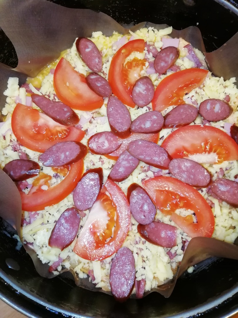 Пицца 4 колбасы🍕