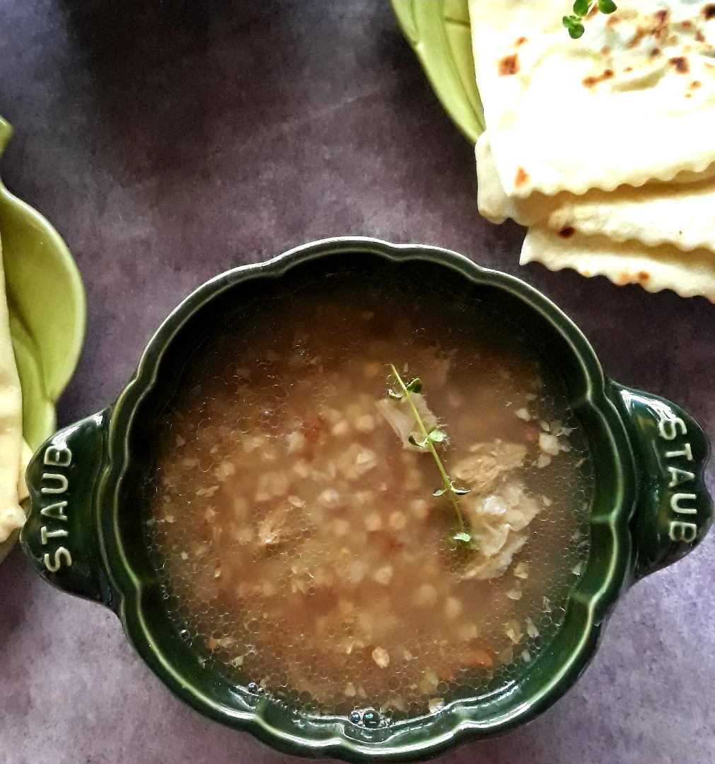 Суп из говядины с гречкой 🥣