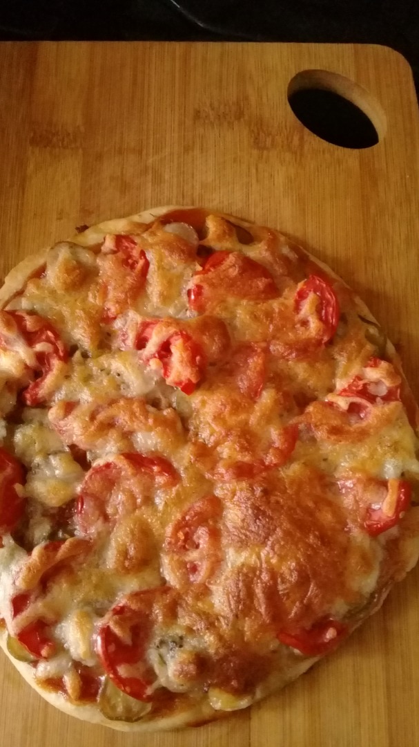Быстрая пицца с грибами / Рецепты с фото. Простые домашние рецепты на каждый день.