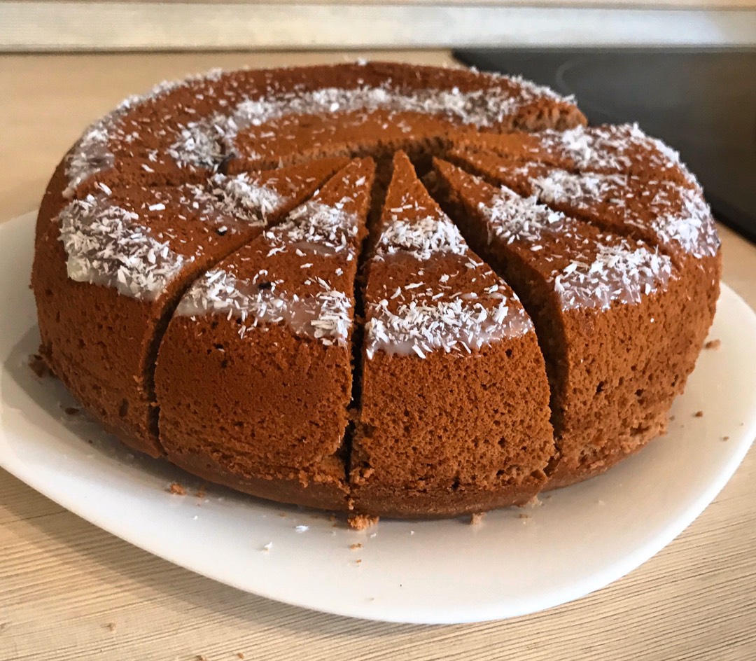 Шоколадный кекс с кокосовой стружкой🥥