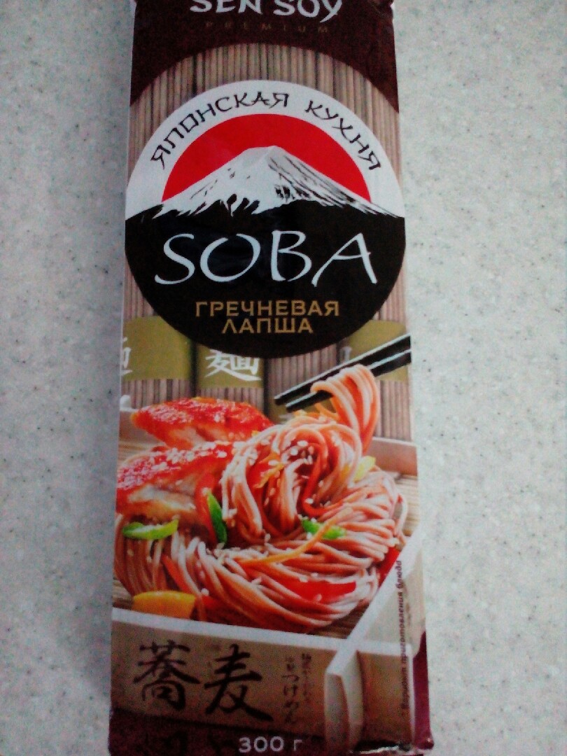 Гречневая лапша Soba с говядиной