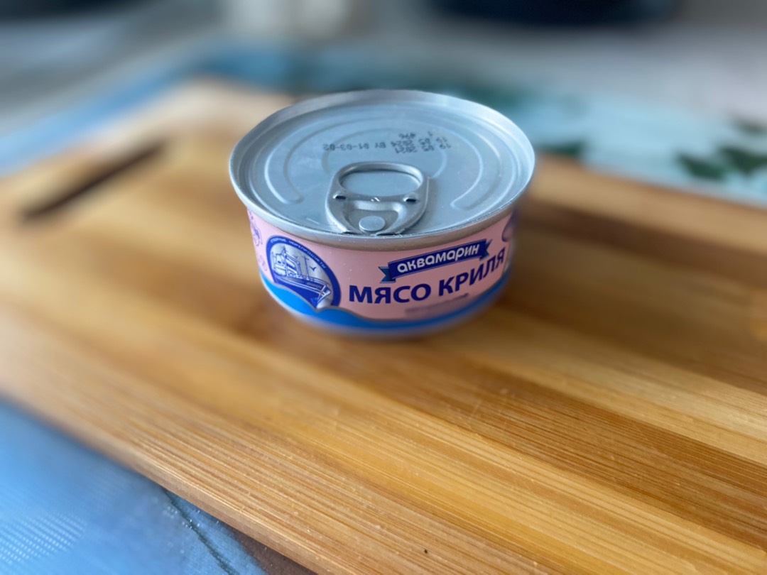 Салат с мясом криля