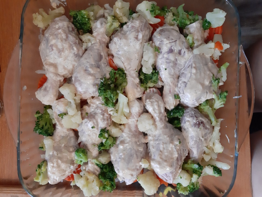 Запеченные ГОЛЕНИ🍗 с БРОККОЛИ🥦