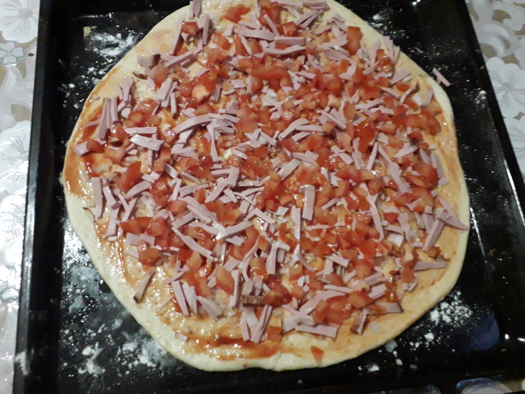 Пицца с баклажанами, помидорами и сыром: рецепт с фото