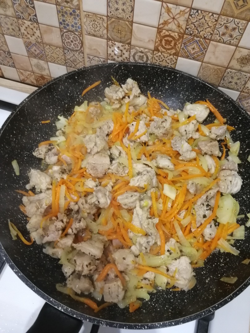 Мясо с овощами