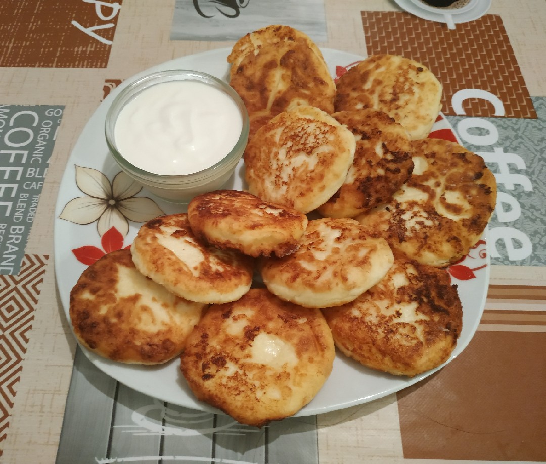 Сырники с мёдом