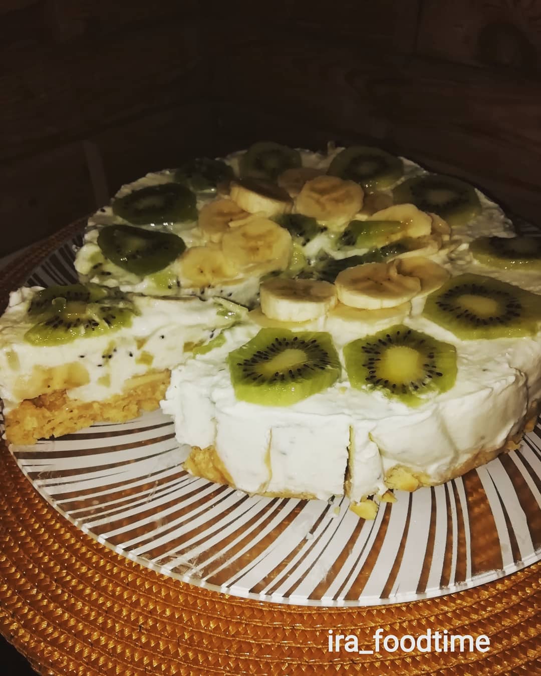 Йогуртовый торт с киви и бананом😍 - рецепт автора Ирина Гвоздевских