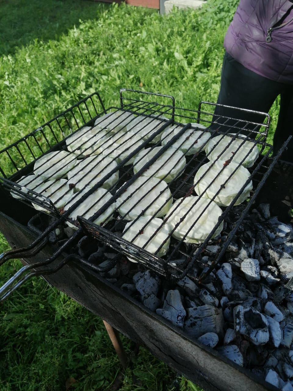 Кабачки на мангале (гриле)