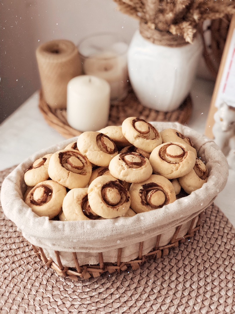 Печенье «грибочки шампиньоны» 🤩