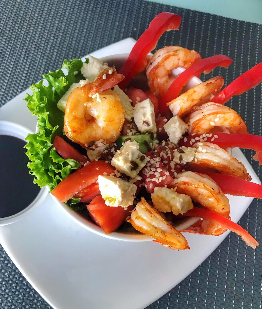 🍤Салат коктейль с креветками🍤