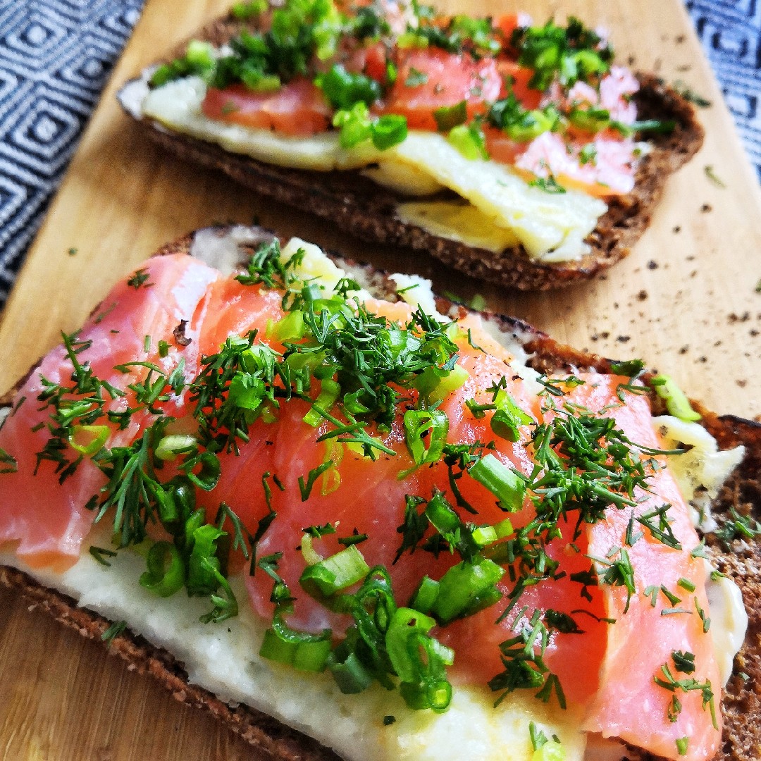 Датский бутерброд smørrebrød