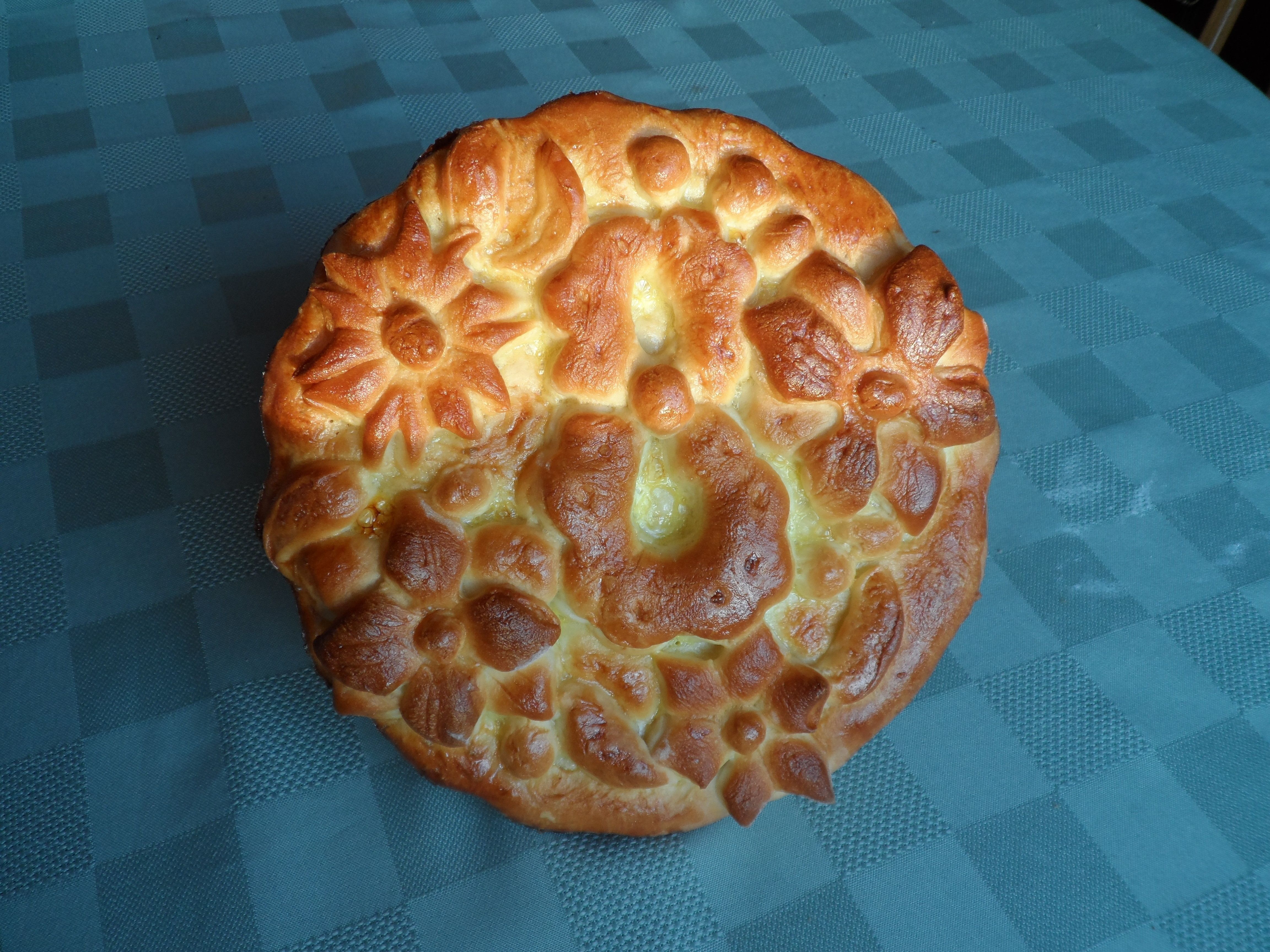 Праздничный хлеб, пошаговый рецепт на 2667 ккал, фото, ингредиенты - ВикторияS