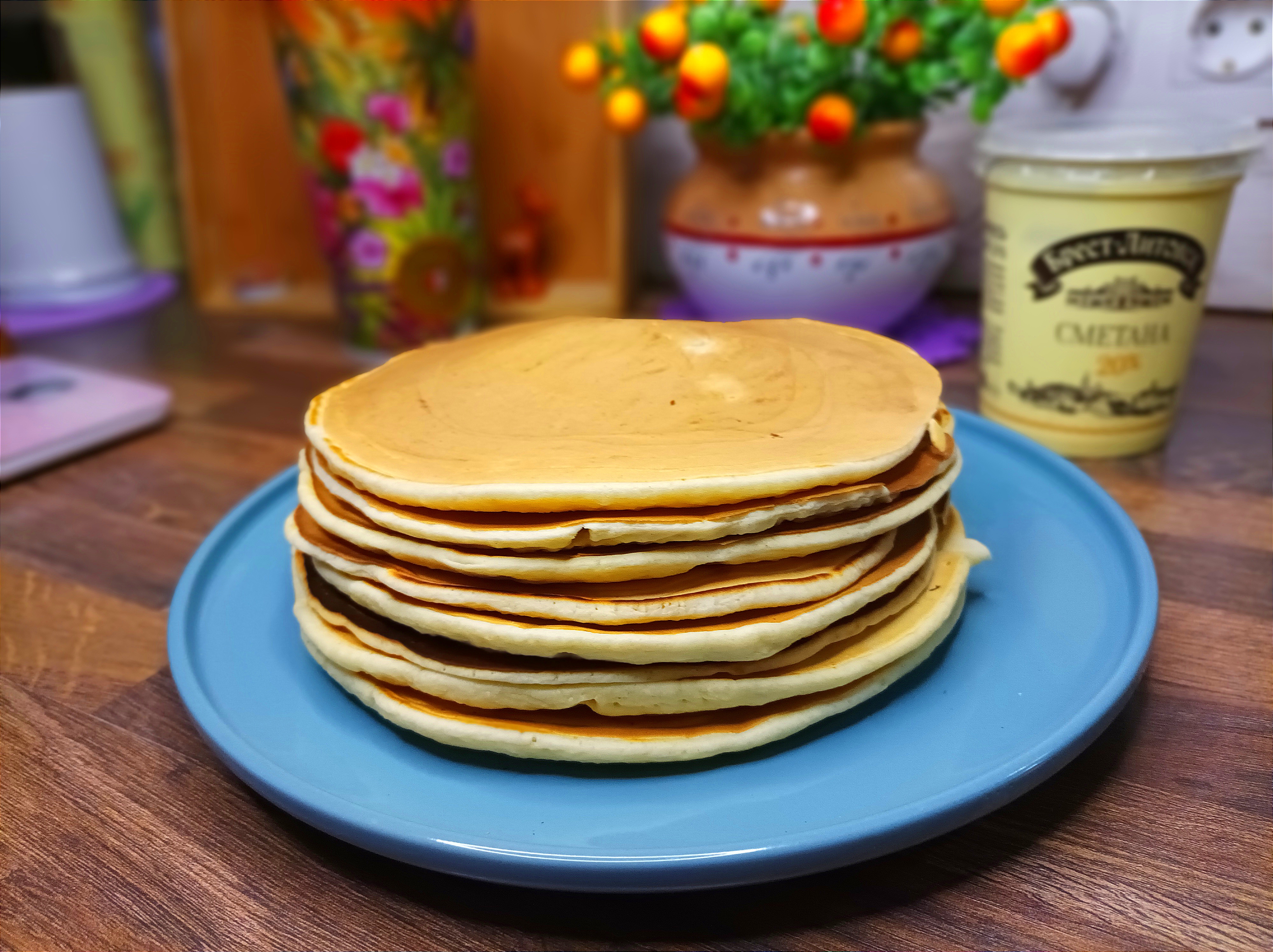 Толстые блины на молоке🥞