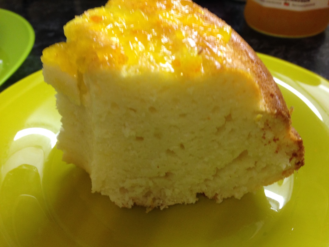Ароматный лимонный пирог на кефире