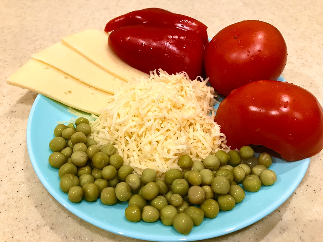 Куриная грудка фаршированная овощами 😋