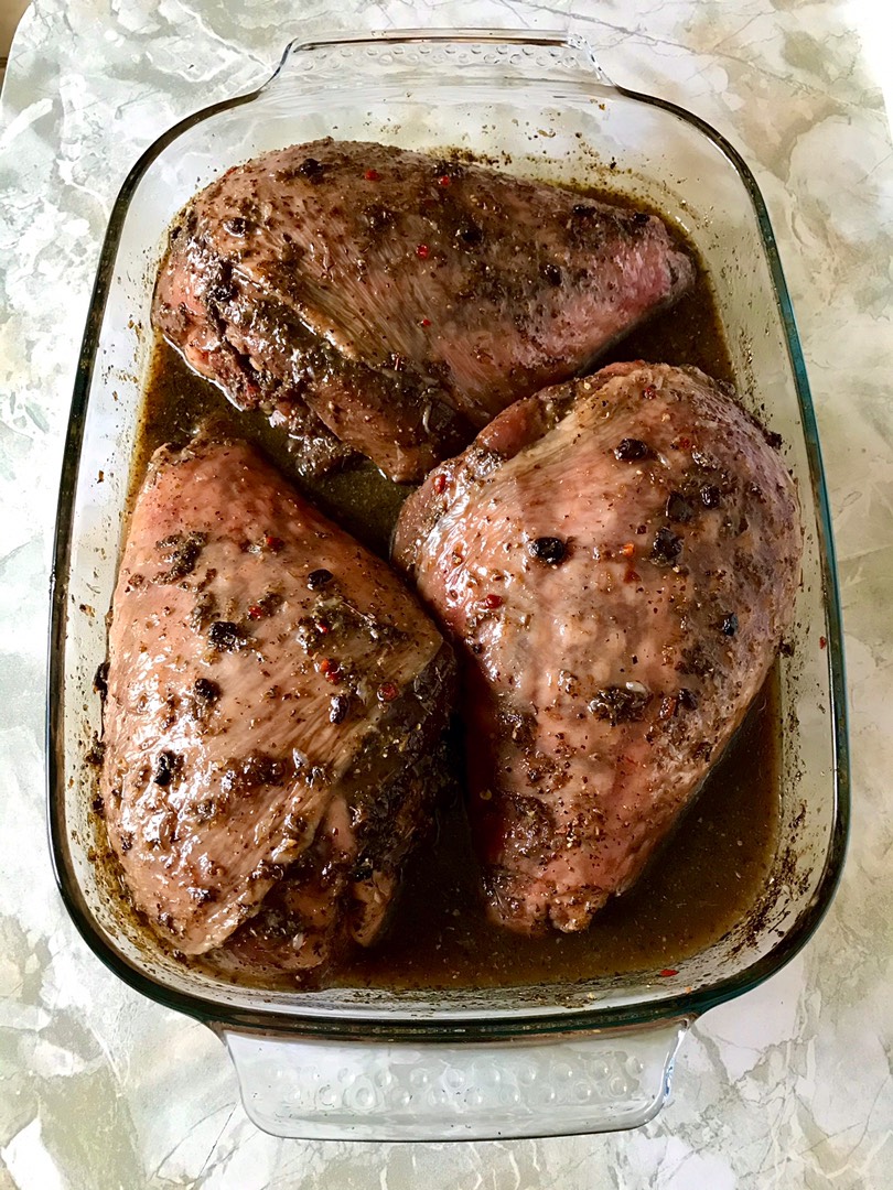 Голень индейки запечёная под гранатовым соусом🍗🎄☃️❄️