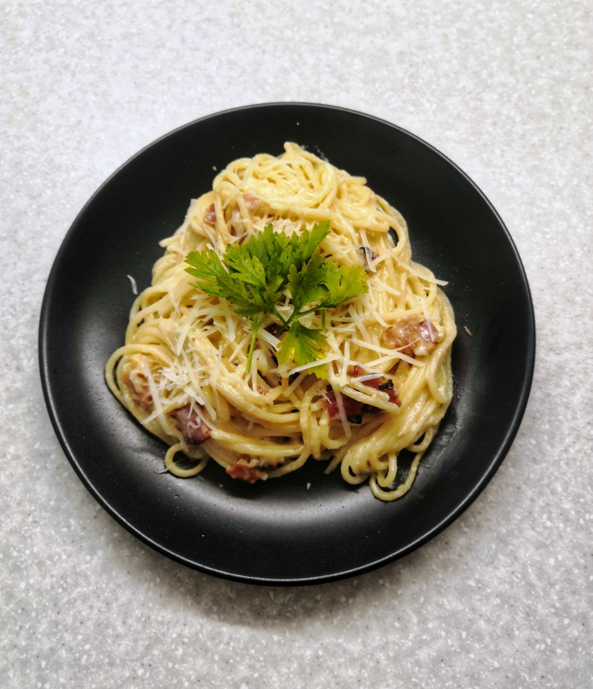 Спагетти под соусом карбонара рецепт – Европейская кухня: Паста и пицца. «Еда»