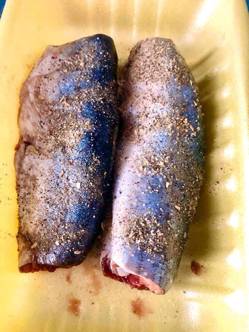 Рыба с брокколи в сливочном соусе