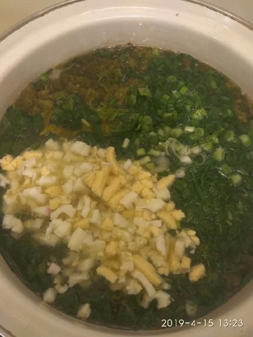 Суп из щавеля и шпината, пошаговый рецепт с фото на ккал