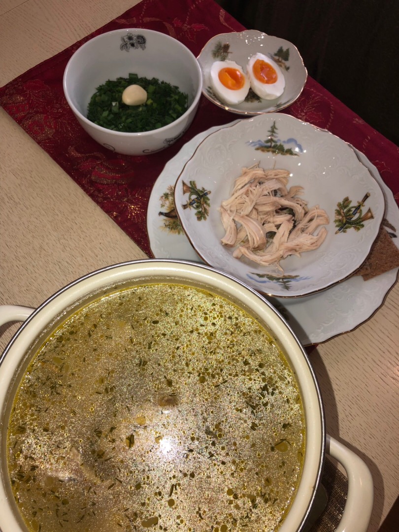 ПП Бульон из куриной грудки