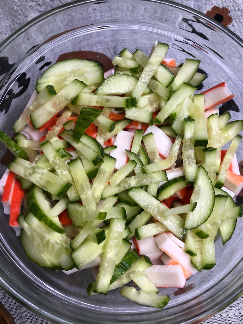 Крабовый салат «Нежный»
