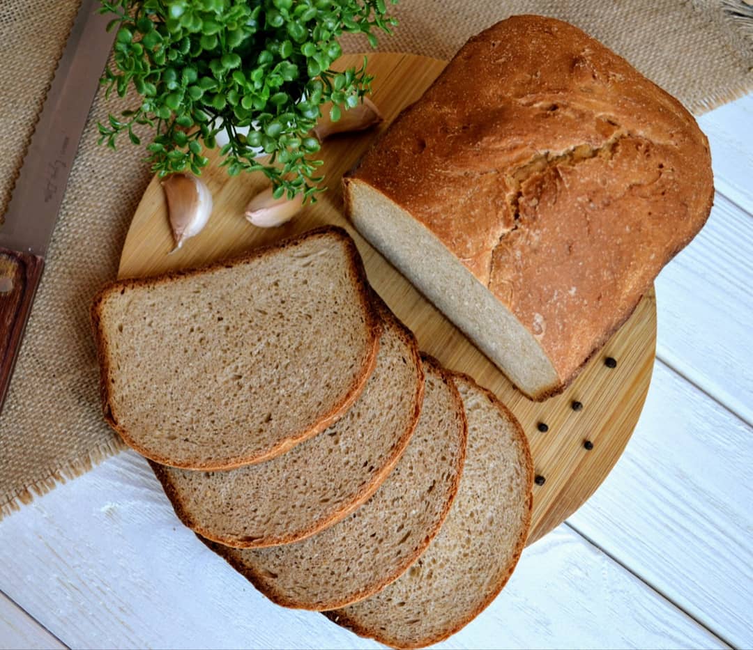 Цельнозерновой хлеб в хлебопечке