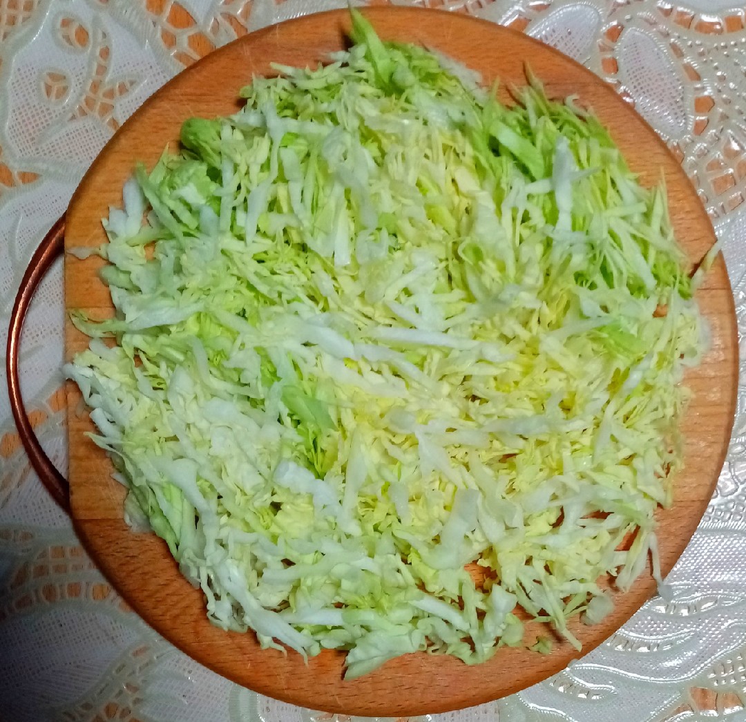 🥗 Салат с дайконом, капустой и морковью