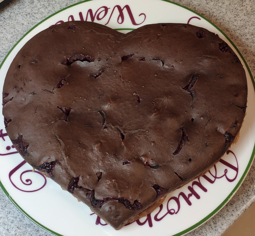 Шоколадный торт Черный принц на кефире с вишней