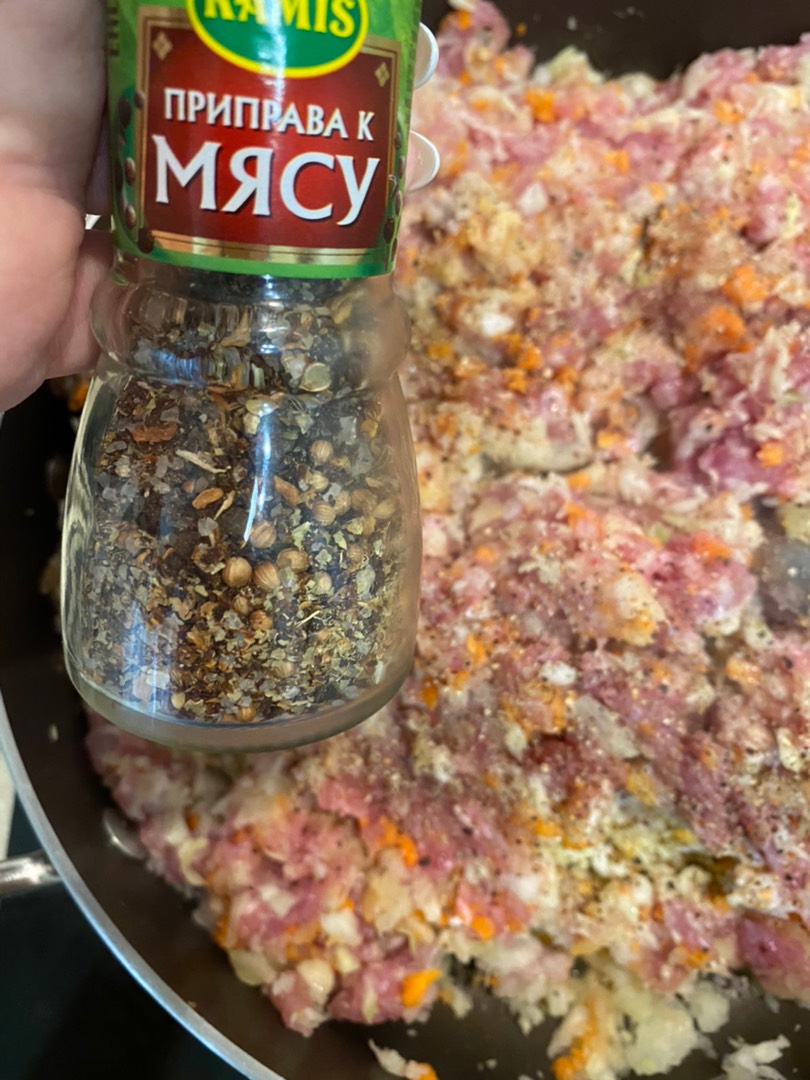 Блинчики на молоке с мясом