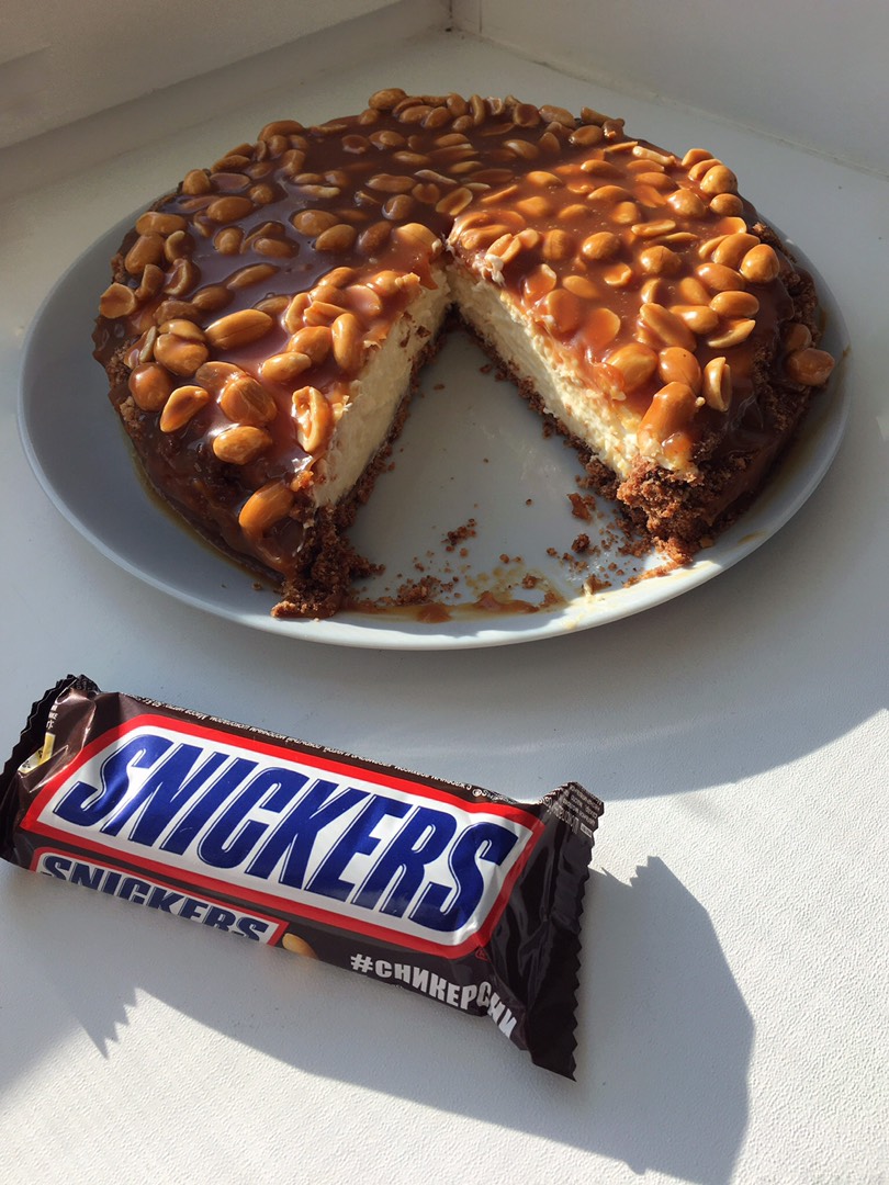 Чизкейк «Snickers» 🍰