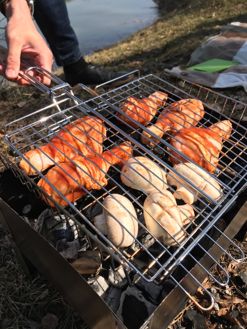 Куриные ножки барбекю на решетке 🍗