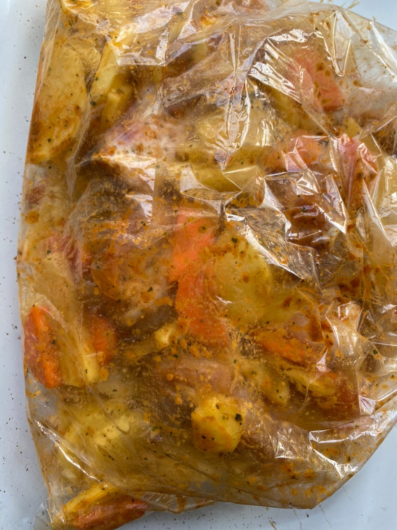Курица с картошкой в пакете для запекания – пошаговый рецепт приготовления с фото