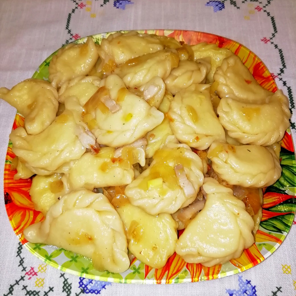 Вареники отварные🥟