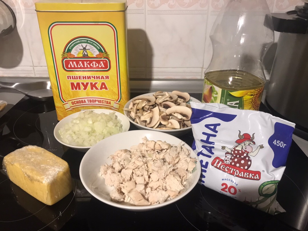 Блинные мешочки с начинкой из курицы с сыром - пошаговый рецепт с фото на Готовим дома