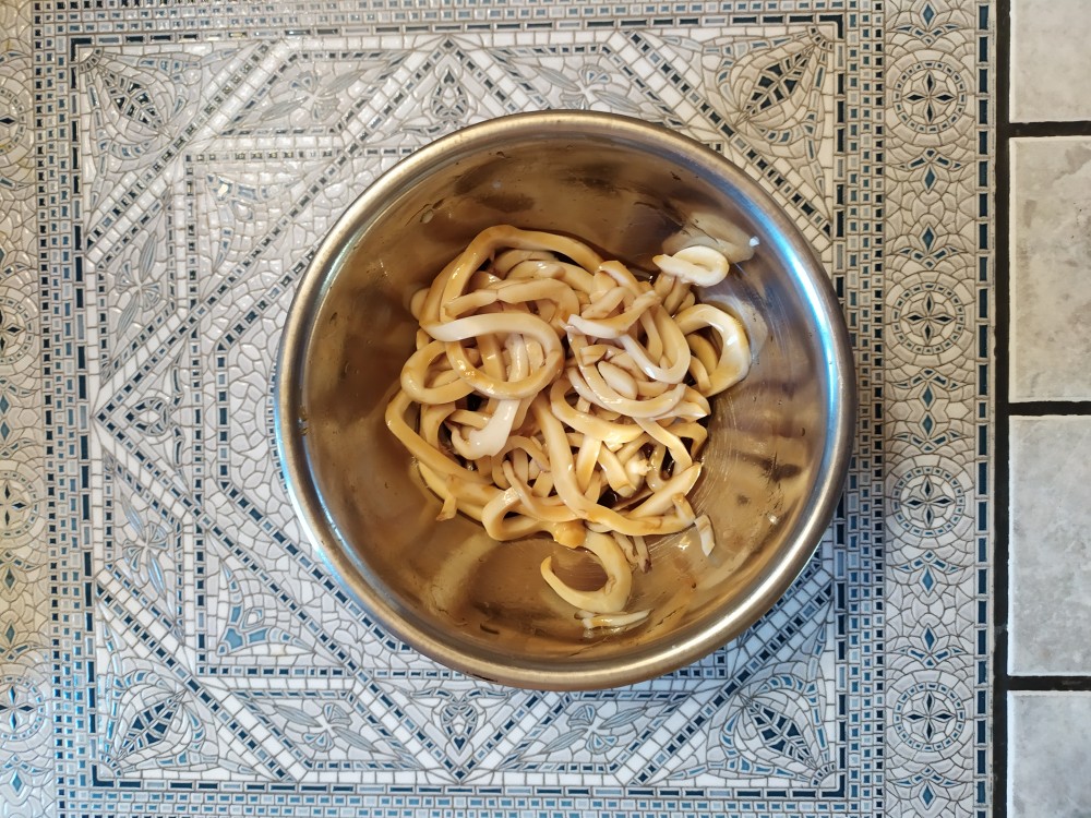 Жареные кальмары в соевом соусе – пошаговый рецепт приготовления с фото