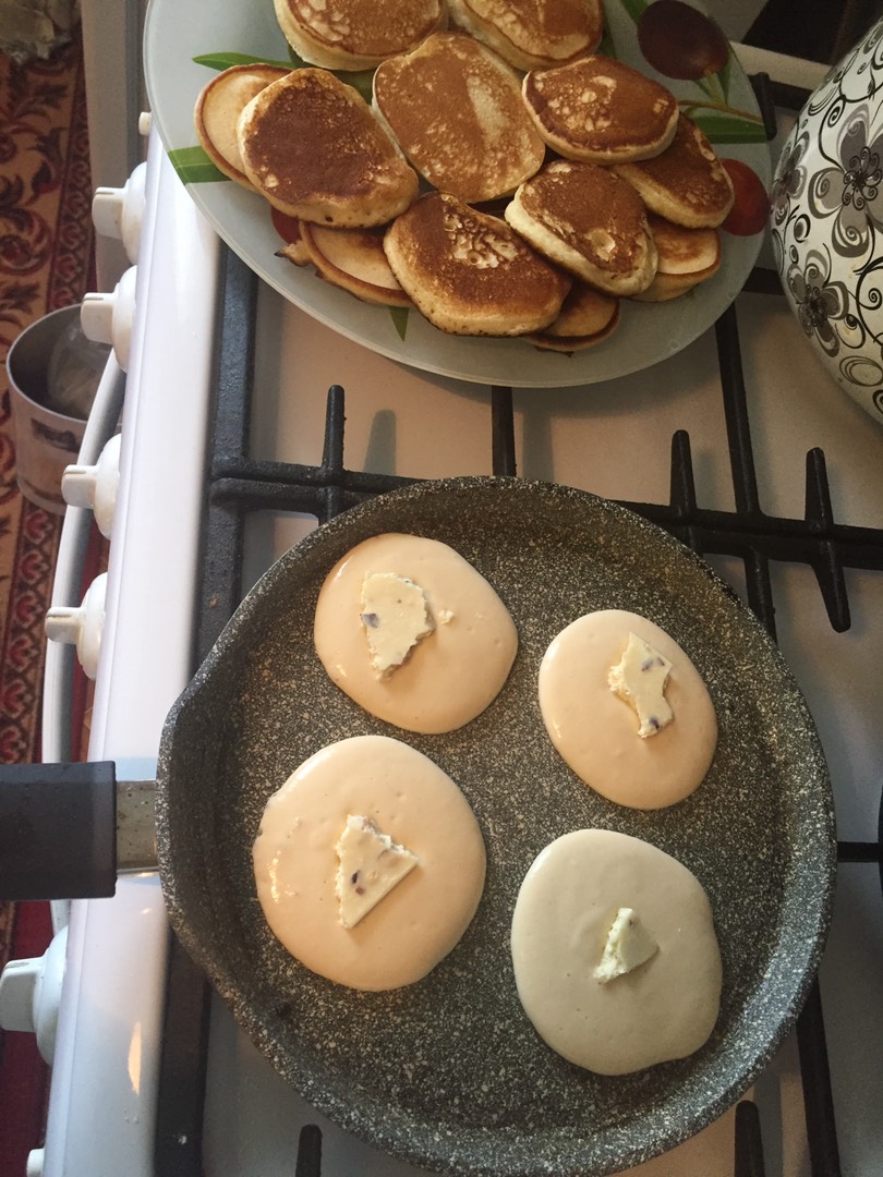 Панкейки с белым шоколадом 🥞