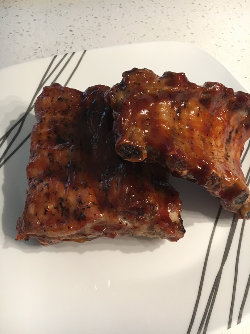 BBQ Ribs или Свиные ребрышки в соусе барбекю🍖 рецепт с фото пошаговый от  Камилла Ткачева - Овкусе.ру