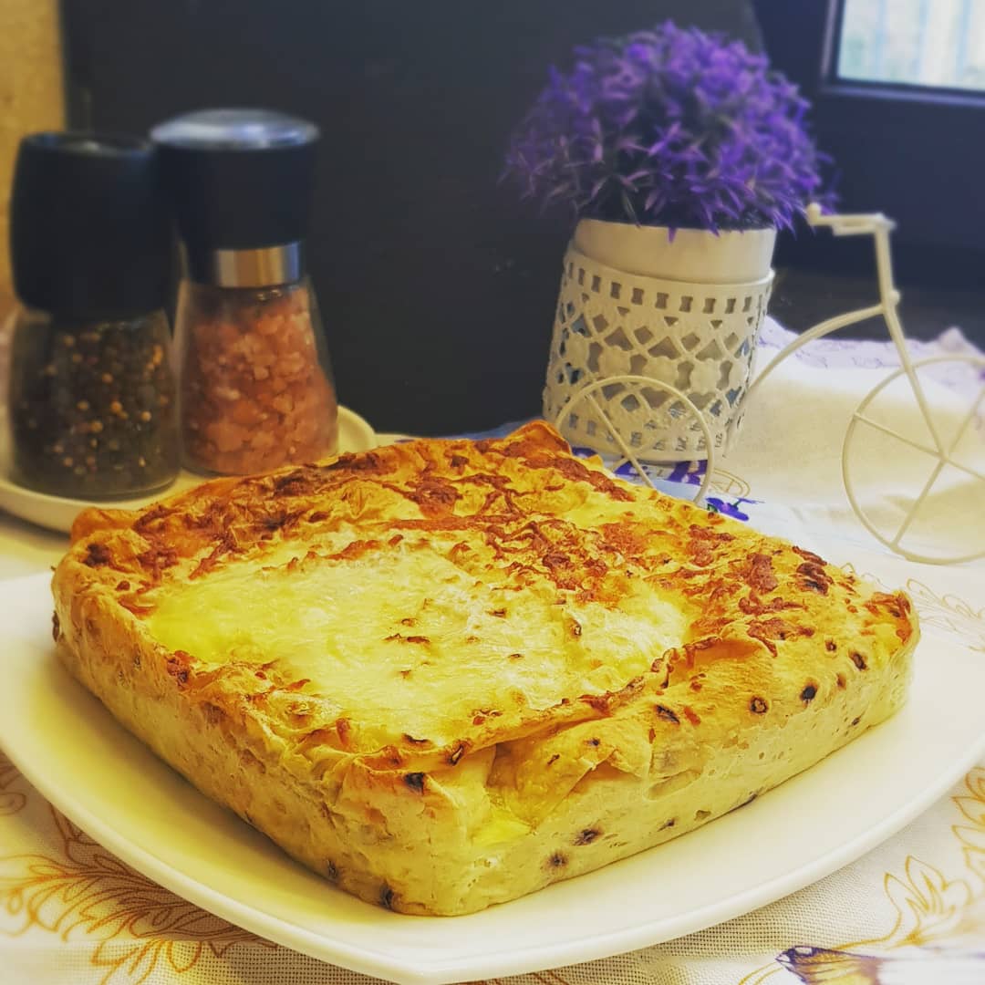 Пирог из лаваша с творогом и сыром🧀 рецепт с фото пошаговый от Татьяна -  Овкусе.ру