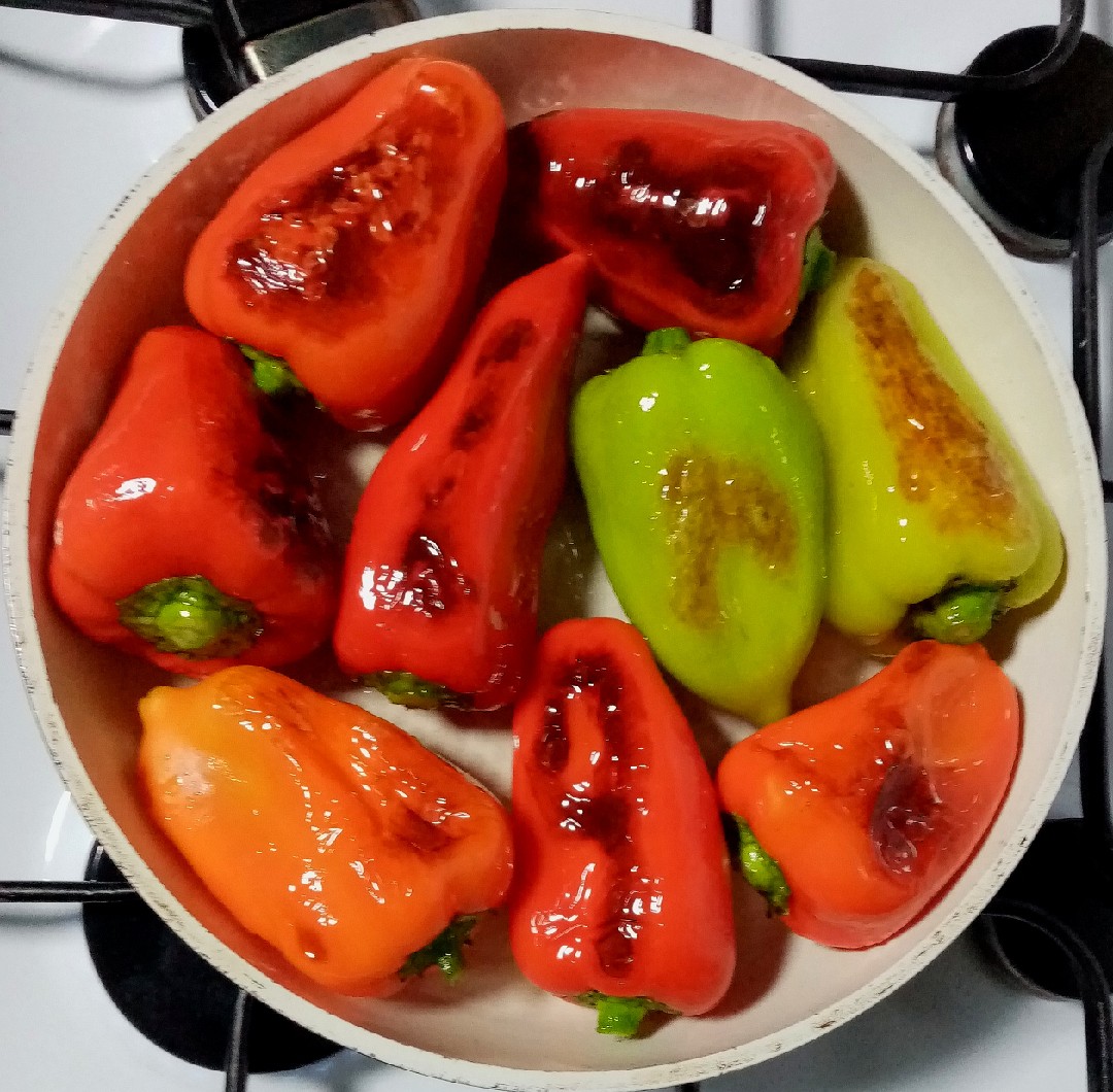 🌶️Жареный болгарский перец с чесноком и укропом