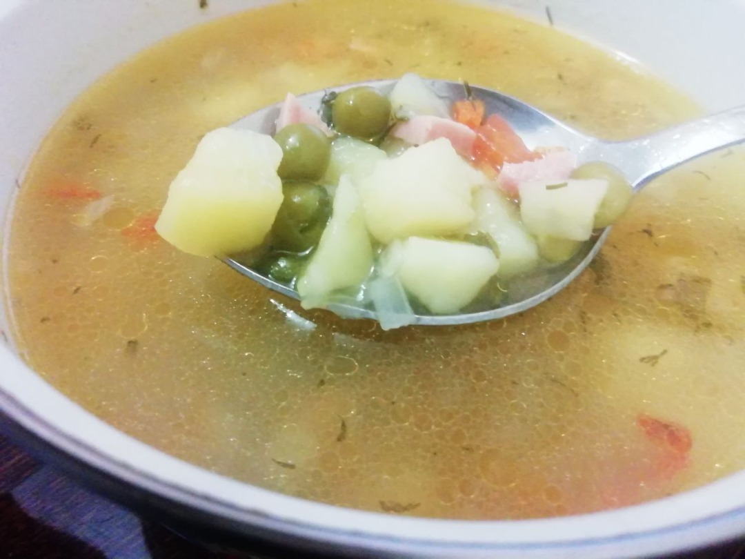 Гороховый суп с сосисками, пошаговый рецепт с фото