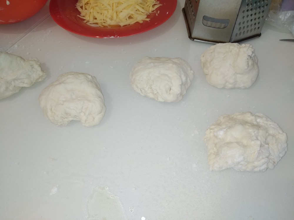 Хачапури с ветчиной и сыром в духовке — рецепт с фото